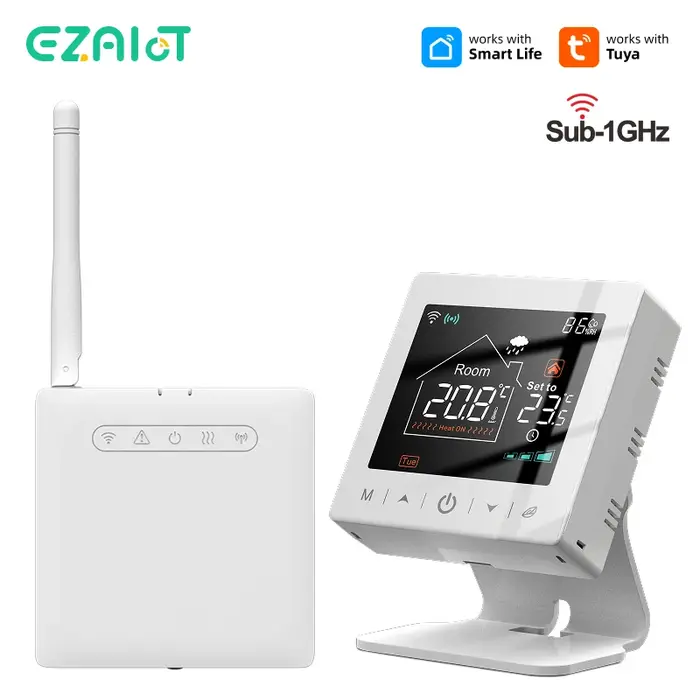 Thermostat Wifi pour maison intelligente, tuya RF, chaudière à gaz sans fil, chauffage, programmable