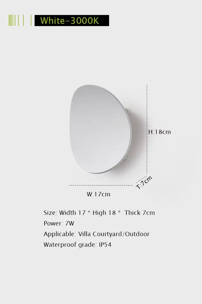LED extérieur porche applique murale en aluminium extérieur luminaires muraux lampe étanche pour mai