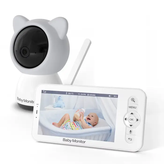 Moniteur bébé sans fil avec caméra pour touristes, vidéo de sécurité Onvif pour bébé, nounou, nuit V