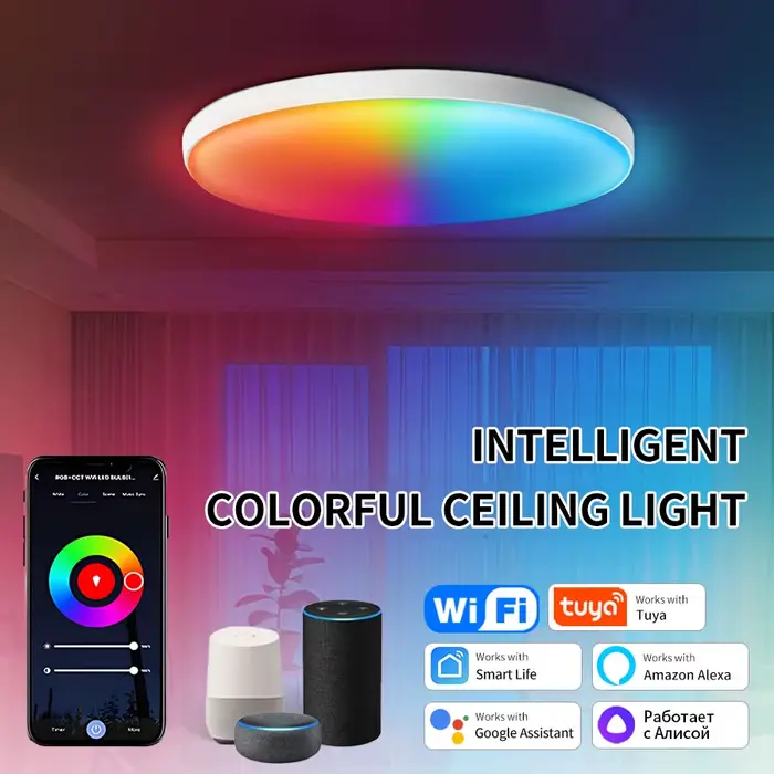 Tuya – plafonnier WiFi intelligent