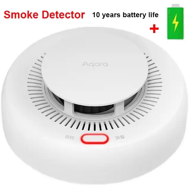 Aqara détecteur de fumée Zigbee 3.0 capteur très sensible détection de Concentration de fumée foncti