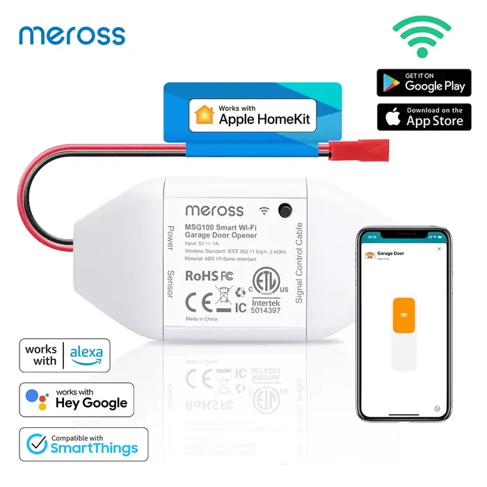Ouvre-porte de Garage Meross HomeKit Smart WiFi