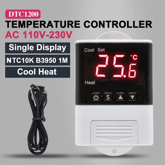Thermostat Wifi intelligent Humdistat AC 110V 220V, contrôleur numérique de température et d'humidit