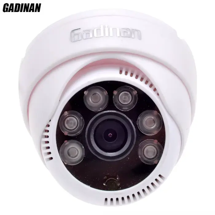 GADINAN AHD caméra de Surveillance AHD 1.0MP/2MP dôme caméra intérieure 6 pièces IR rangée AHD CCTV