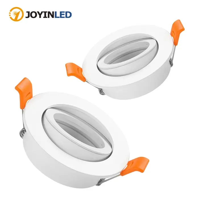 Moderne en aluminium rond GU10 MR16 réglable Spot luminaire LED Downlight plafond Spot cadre intérie