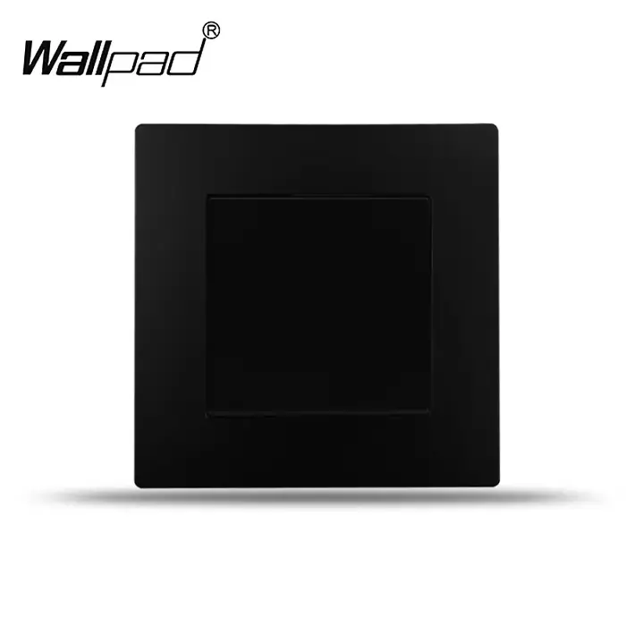 Prise et interrupteur ue noir mat, avec mur LED, rideau lumineux en plastique, variateur de ventilat