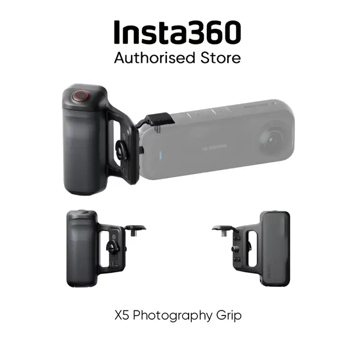 Poignée de photographie Insta360 X5 : transformez votre caméra X5 en un appareil de street-photograp