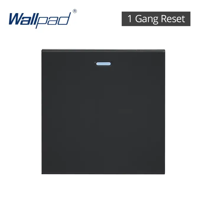S6 prises et interrupteurs en verre noir 220V bricolage prises murales électriques bouton interrupte