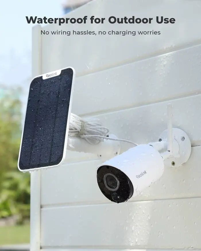 Caméra de sécurité sans fil solaire REOLINK 3MP pour extérieur