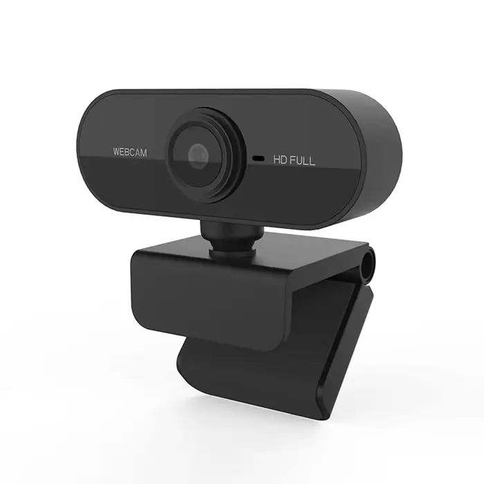 Caméra Web domestique Full HD avec microphone, prise USB, compatible ordinateur portable et ordinate