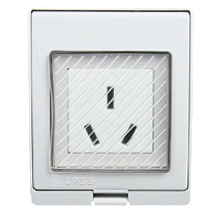 Prise murale universelle étanche pour extérieur (AU, UK, US, EU) – Prise de surface anti-UV pour cui