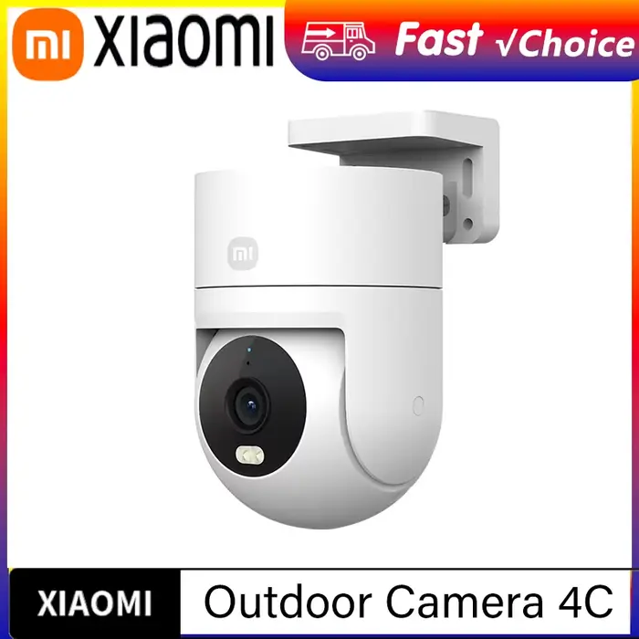 Caméra extérieure Xiaomi 4C 5 mégapixels Vision nocturne couleur intégrale Étanche IP66 Gimbal bidirectionnel Wi-Fi 6 Suivi humanoïde CN