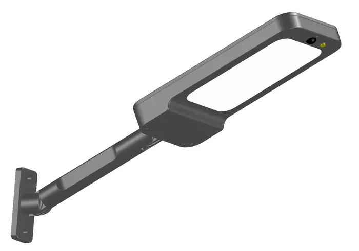 Lampe d'éclairage solaire extérieur avec détecteur de mouvement-lumières LED à énergie solaire en 4 