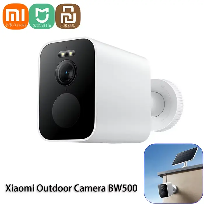 Mijia Xiaomi BW500 caméra extérieure 2.5K HD prise de vue 10M Vision nocturne AI Protection intelligente IP67 étanche longue durée de vie de la batterie
