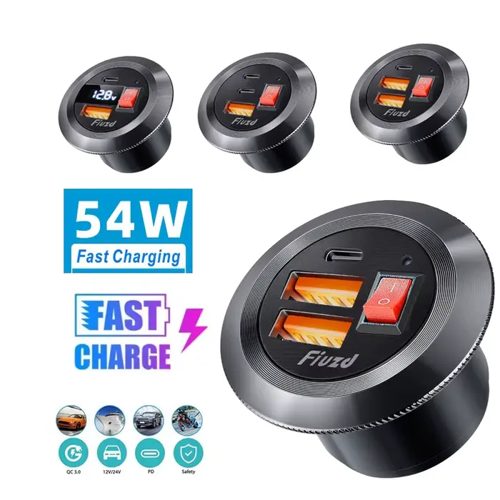 Prise de chargeur de voiture 12v