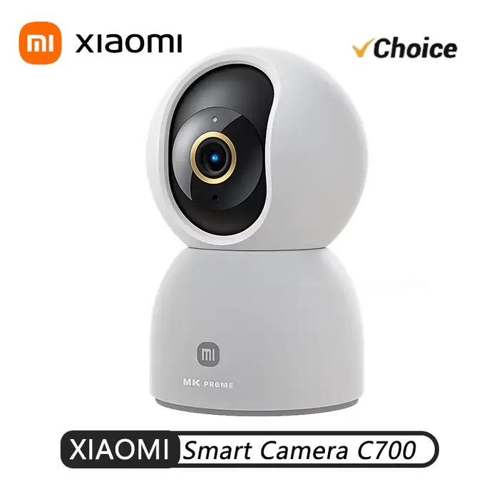 Caméra intelligente Xiaomi C700 4K Ultra Low Light Full-color avec reconnaissance faciale IA
