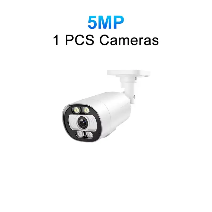 Caméra H.265 4K Ai POE 5MP 8MP avec communication bidirectionnelle, détection humaine, pour extérieu