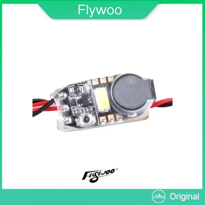 Flywoo Finder V1.0 100dB alarme sonore avec lumière LED pour Drone FPV, Support Betaflight/Cleanflig