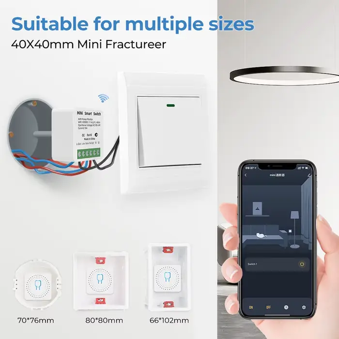 Joli intelligent WiFi Zigbee avec moniteur d'alimentation