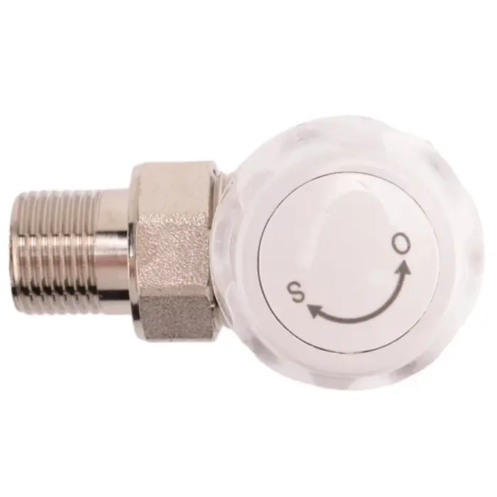 Vanne de radiateur thermostatique rapide 6 pièces 15Mm X 1/2 pouces Angle thermostatique TRV vanne d