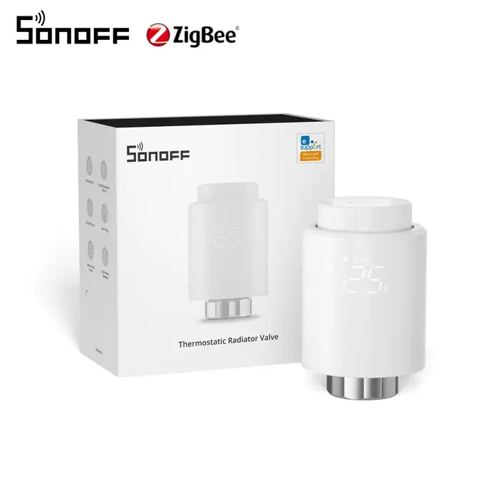 SONOFF TRVZB vanne de radiateur thermostatique intelligente TRV Zigbee Thermostat actionneur tempéra