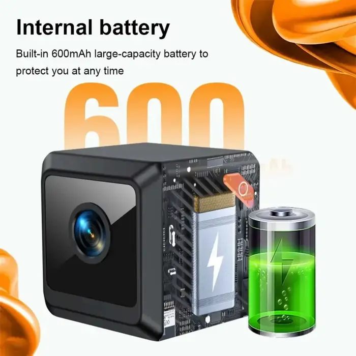 W02 1080P mini protection de sécurité maison vision nocturne surveillance camping en plein air WIFI 