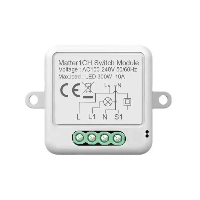 Module de commutation WiFi intelligent 1 CH, disjoncteur d'ampoule à monter soi-même, prise en charg
