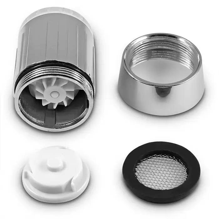 Douche veilleuse lampe capteur hydroélectrique Led lumières robinet tête température détectable veilleuses pour salle de bain plusieurs couleurs