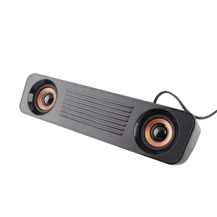 Haut-parleur filaire avec prise HiFi, caisson de basses stéréo, USB 62, haut-parleur de bureau porta