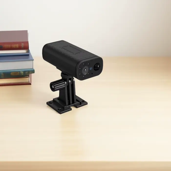 PNZEO Caméra de sécurité domestique sans fil intelligente, extérieur étanche 4K HD Faible consommati