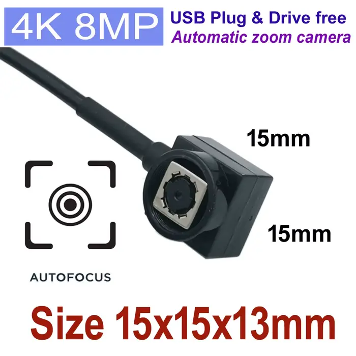 Mini caméra 4K 500W OTG