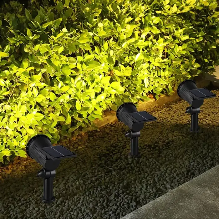 Lumières solaires de paysage 9LED
