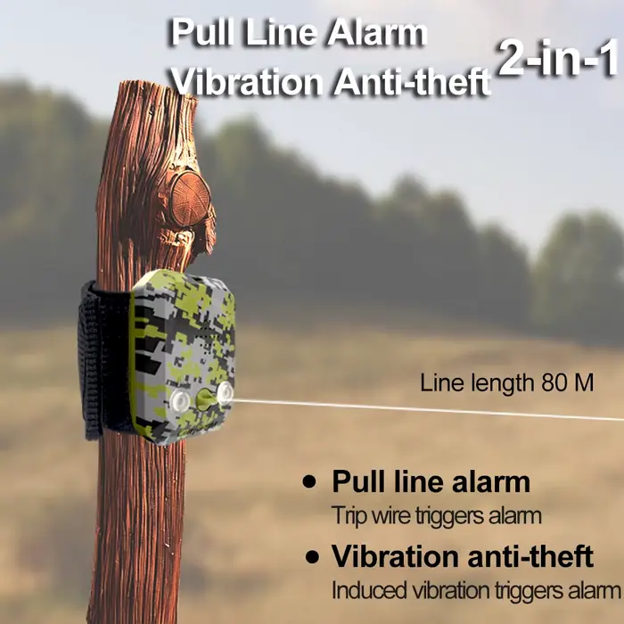 Alarme extérieure à fil de déclenchement