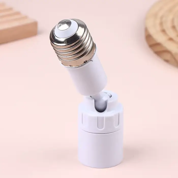 Adaptateur d'extension de douille LED universel E27 vers E27 rotatif à 360 degrés pour luminaire à offrir pour la maison occasions spéciales