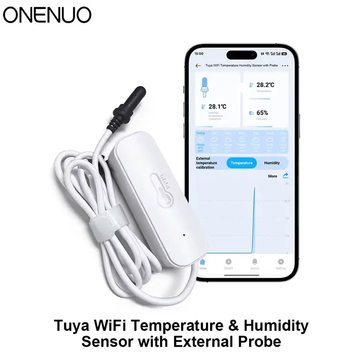 Capteur de température et d'humidité WiFi Tuya
