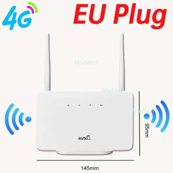 2025 nouveau routeur sans fil 4G 300Mbps 4G LTE CPE routeur Modem LAN antenne externe avec emplaceme