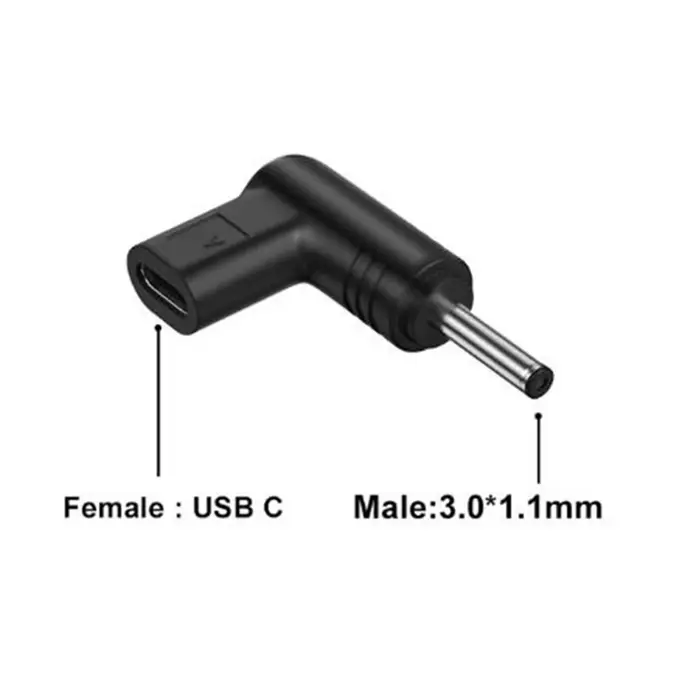 Connecteur d'alimentation USB C PD vers DC universel 5V 9V 12V Type C vers prise Jack DC, adaptateur