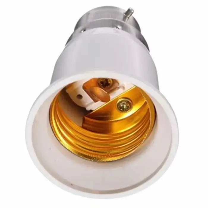 Convertisseur de douilles de lampe B22 à E27 support de base de lampe adaptateur de douille de lumière à vis pour usage domestique et professionnel adapté à divers types de luminaires et ampoules occasions spéciales