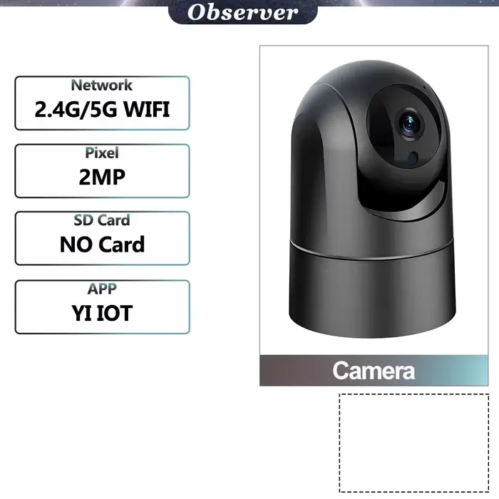 4MP Alexa bébé moniteur 5G WiFi IP caméra Ai suivi Audio caméra de Surveillance PTZ 1080P vidéo Mini
