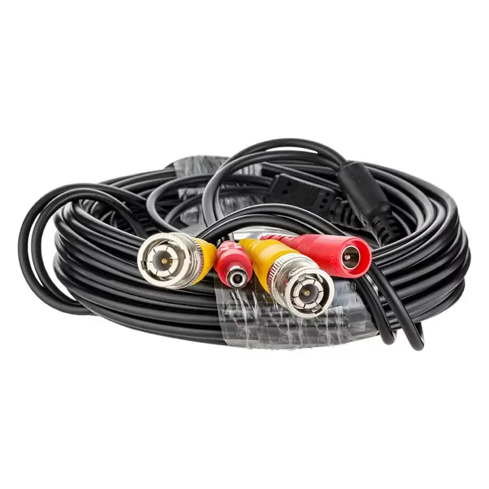 Câble vidéo BNC pour système de caméra DVR CCTV câble tout-en-un pour surveillance de sécurité installation simplifiée maison et entreprise occasions spéciales