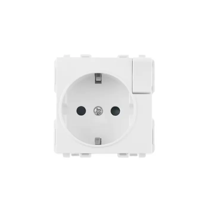 Prise de courant EU avec interrupteur, fonction de prise de courant, accessoire de prise bricolage, 