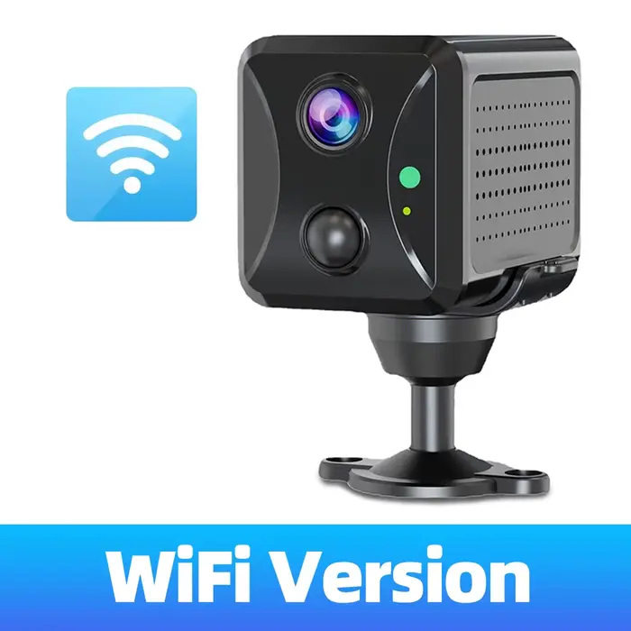 Ubox 5MP HD 4G Sim faible puissance Mini caméra WiFi 2400mAh batterie CCTV caméra de sécurité interp