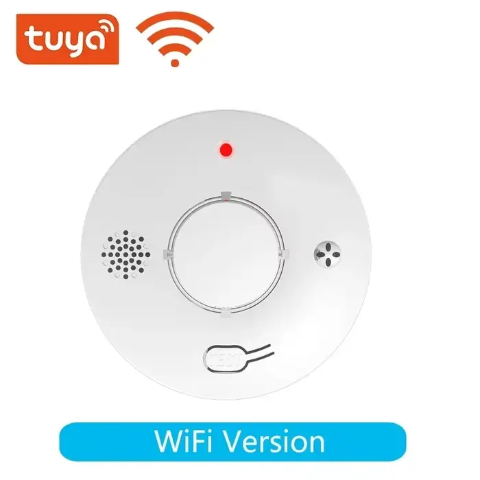 Tuya WiFi Zigbee détecteur de fumée Protection incendie détecteur de fumée fumoir combinaison alarme