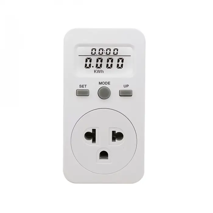 Prise de mesure de puissance intelligente avec moniteur d'énergie, prise de facturation 120/220V 50/