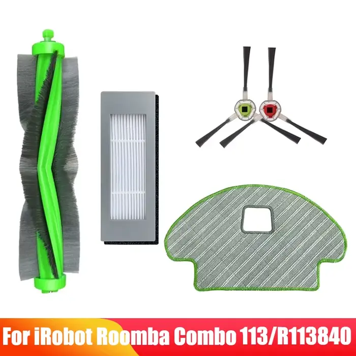 Pièces remplaçables de tissus de vadrouille de filtre Hepa de brosse latérale principale pour iRobot