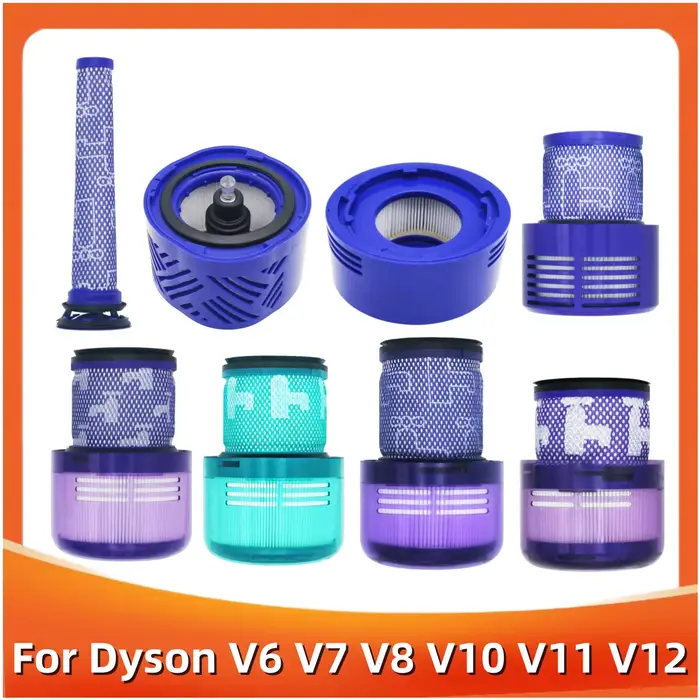 Filtre à poussière HEPA pour aspirateur à main sans fil Dyson V6 V7 V8 V10 V11 V12 SV12 SV14 SV18 Sl