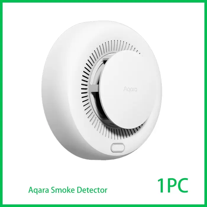 Détecteur de fumée Aqara Matter, capteur d'alarme incendie, moniteur Zigbee 3.0, alerte sonore, sécu