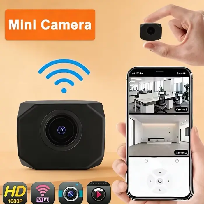 Mini caméra 4K HD WiFi IP AP, surveillance à distance, caméscope portable léger, caméra de sécurité 
