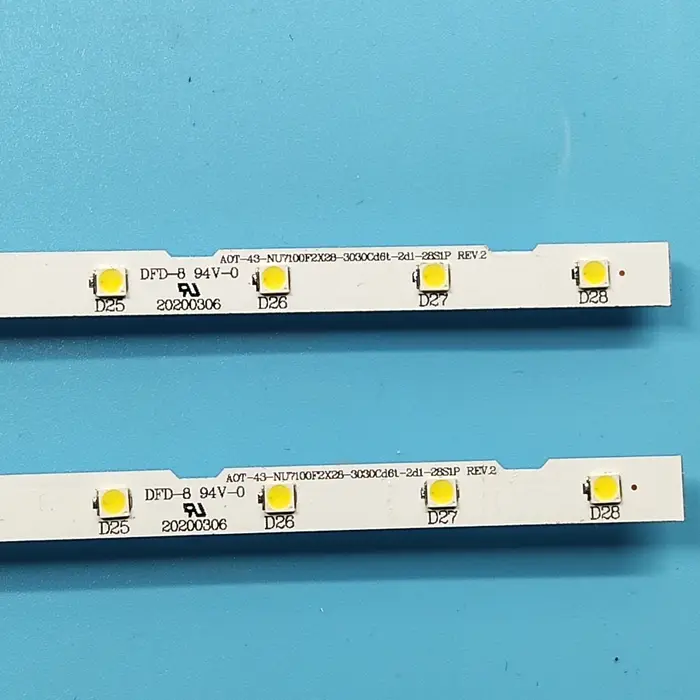 Rétro-éclairage LED pour téléviseur 43 "UE43NU7170U UE43NU7400 UE43NU7100U BN44-00947A UE43NU7120U 2