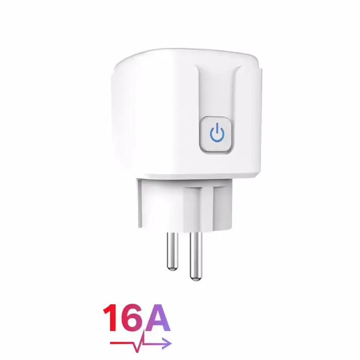 Tuya – prise intelligente WiFi 16A 20A EU, avec compteur de puissance, fonction de surveillance et d